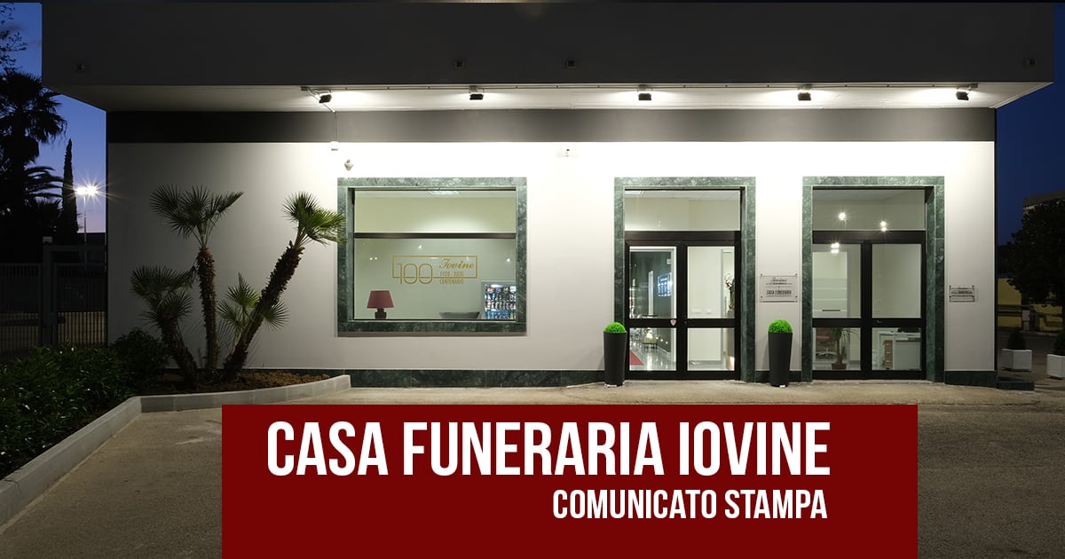 COMUNICATO STAMPA - CASA FUNERARIA