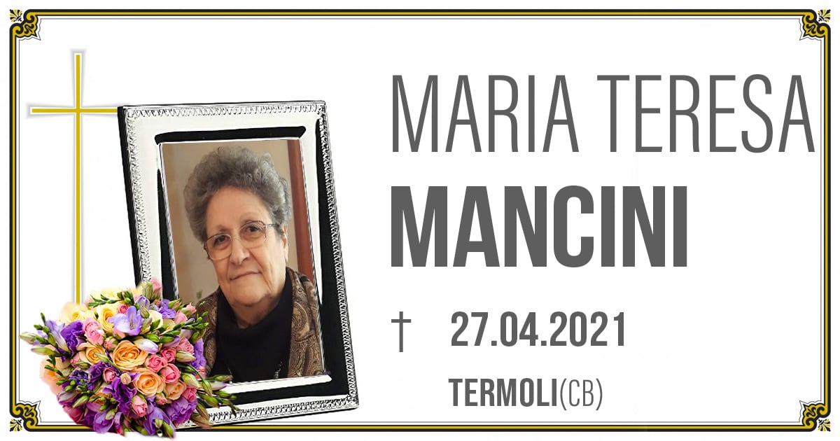 MARIA TERESA MANCINI 27.04.2021