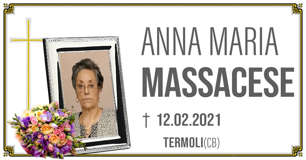 ANNA MARIA MASSACESE 12.02.2021