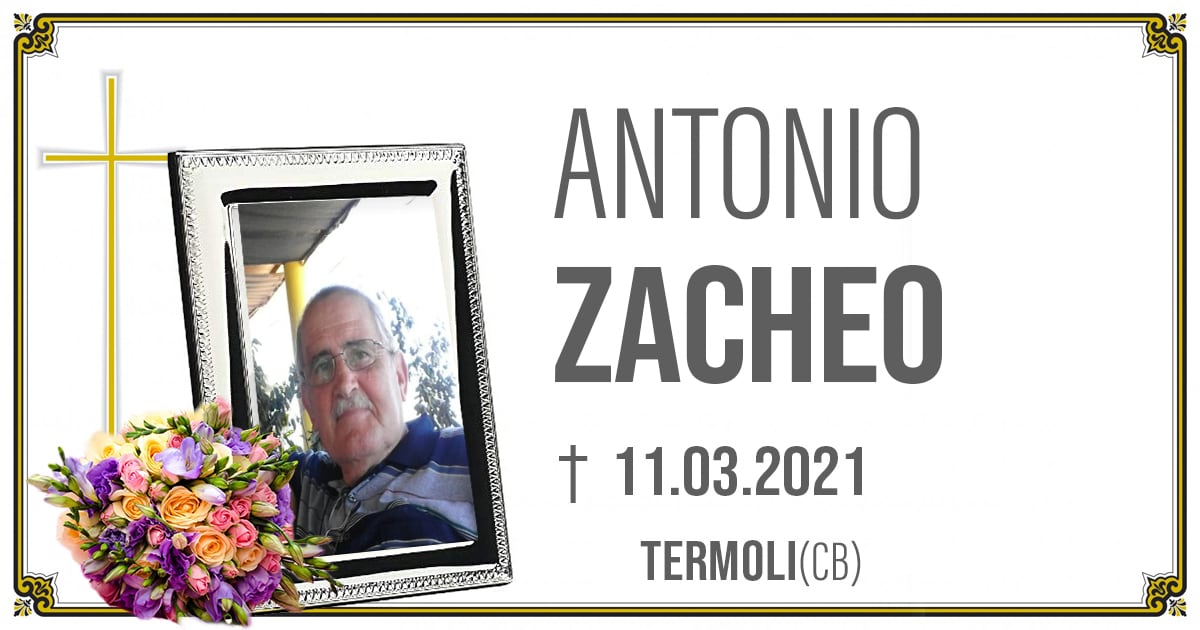 ANTONIO ZACHEO 11.03.2021