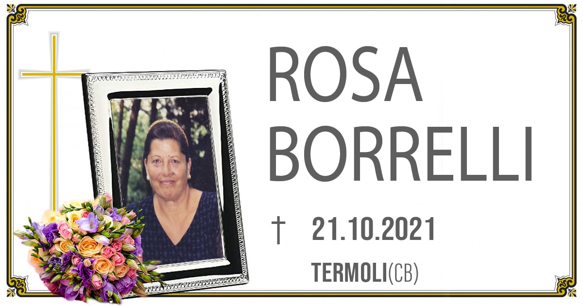 ROSA BORRELLI 21-10-2021 