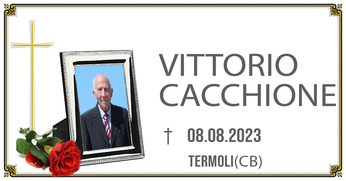 VITTORIO CACCHIONE 08/08/2023