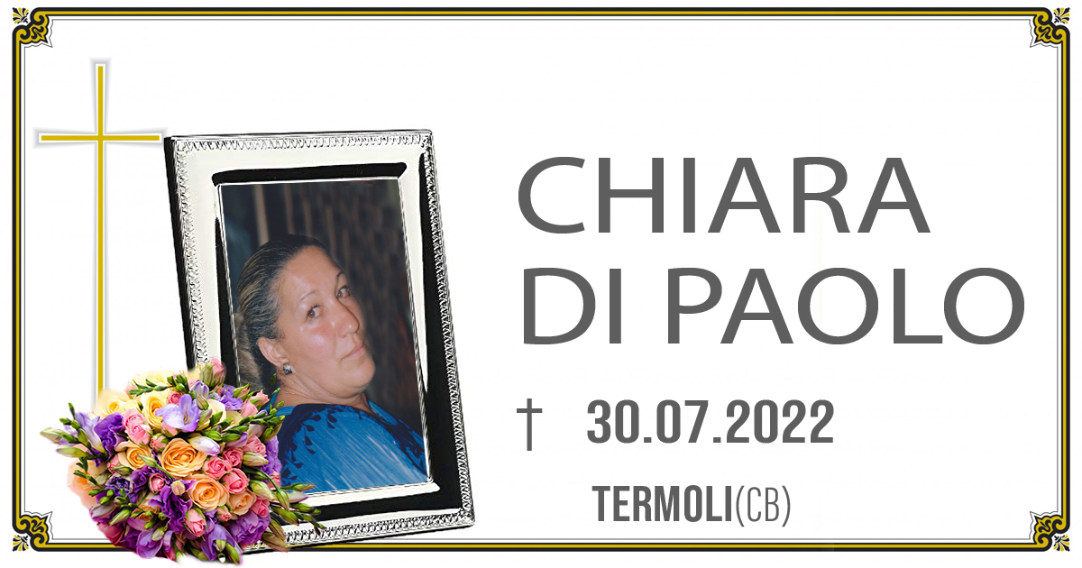 CHIARA DI PAOLO 30/07/2022 
