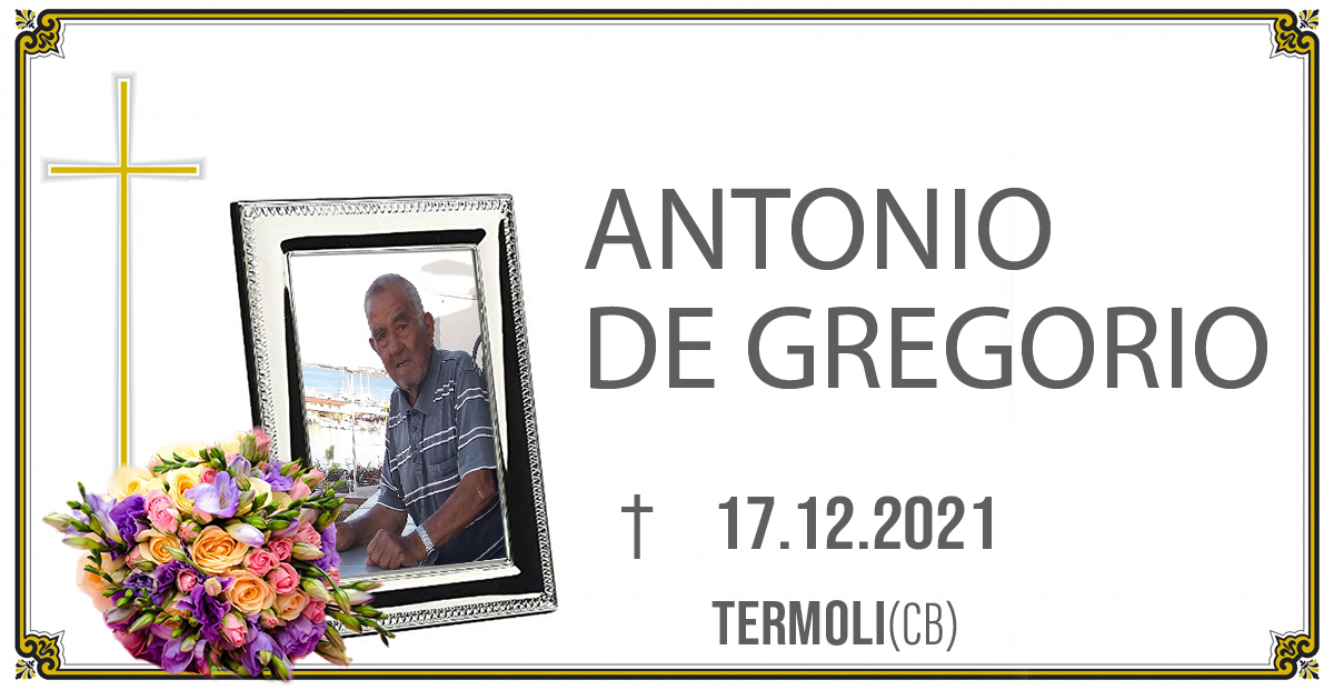 ANTONIO DE GREGORIO 17/12/2021 