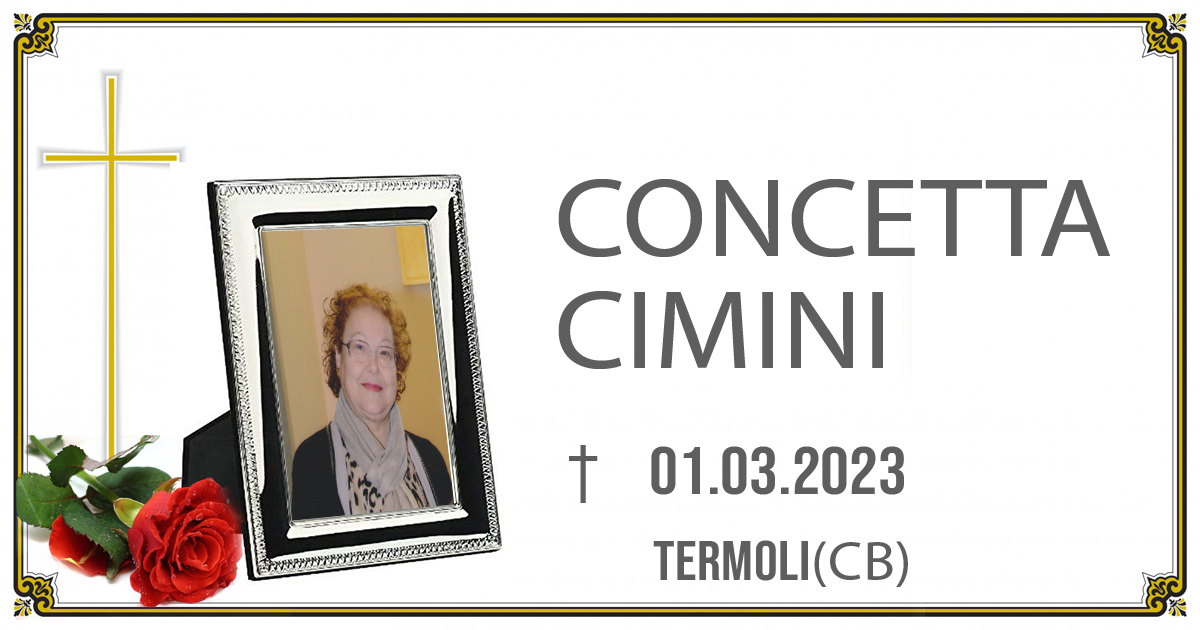 CONCETTA CIMINI 01/03/2023