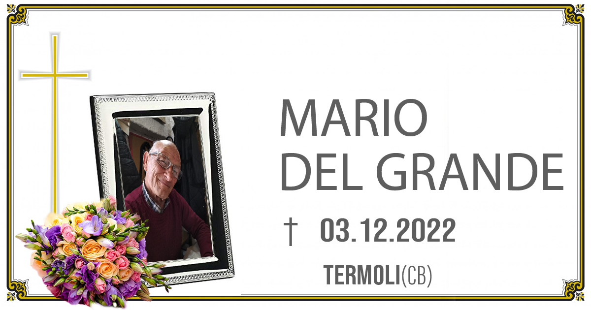 MARIO DEL GRANDE  03/12/2022