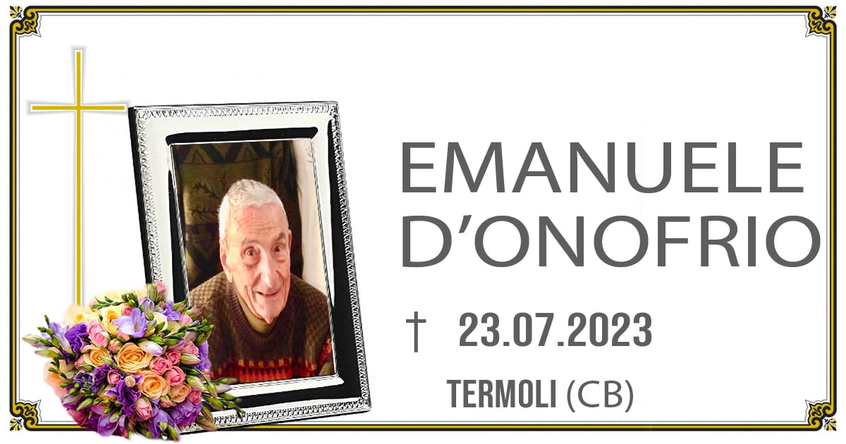 EMANUELE D'ONOFRIO 23/07/2023
