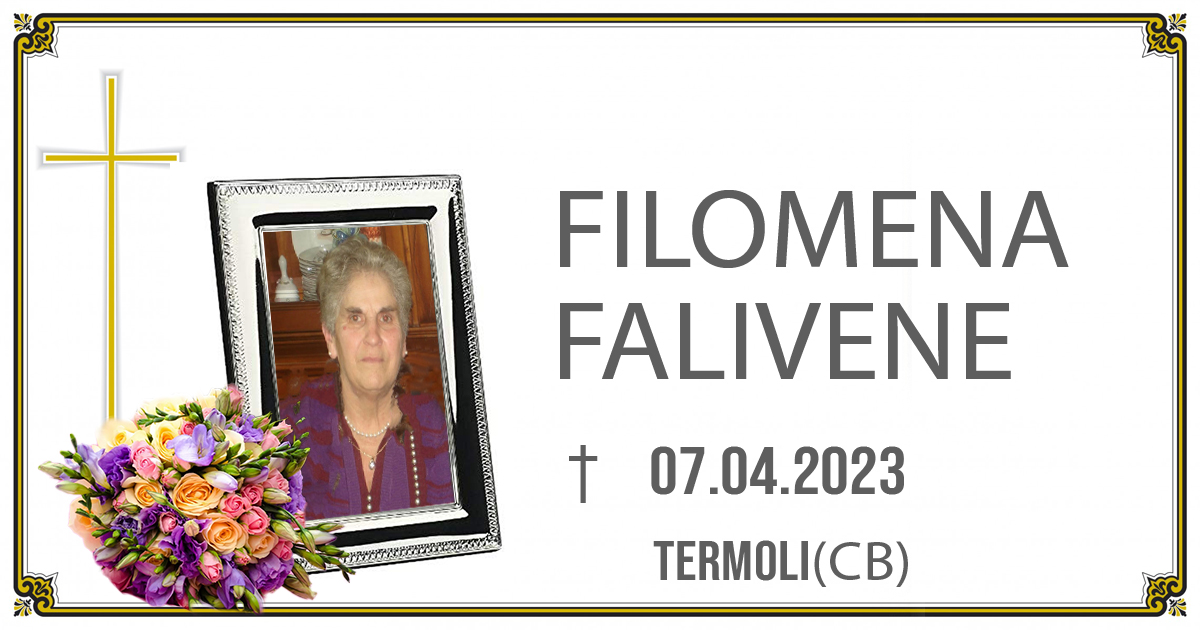 FILOMENA FALIVENE 07/04/2023
