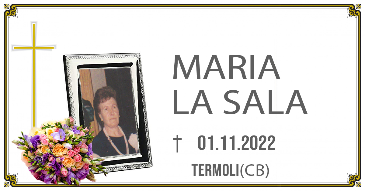 MARIA LA SALA 01/11/2022