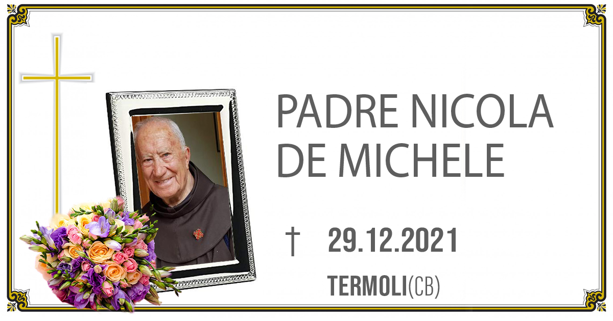 PADRE NICOLA DE MICHELE  29/12/2021   