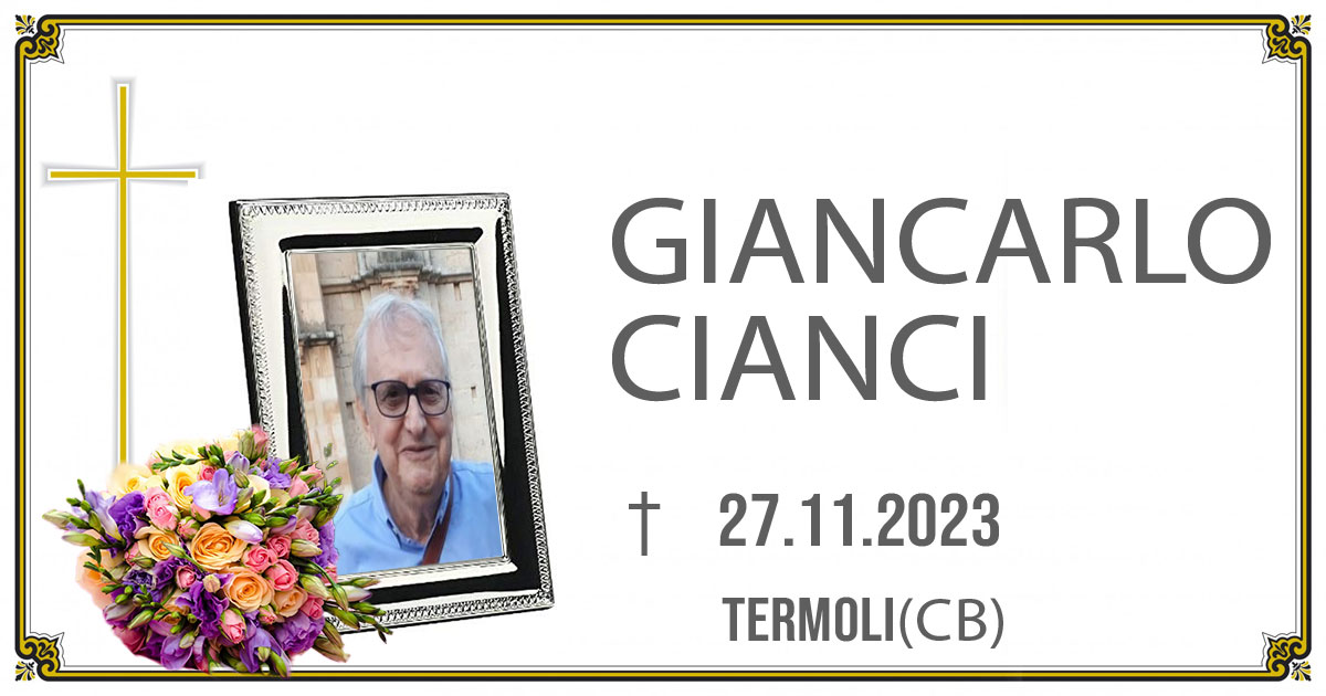 GIANCARLO CIANCI 27/11/2023 