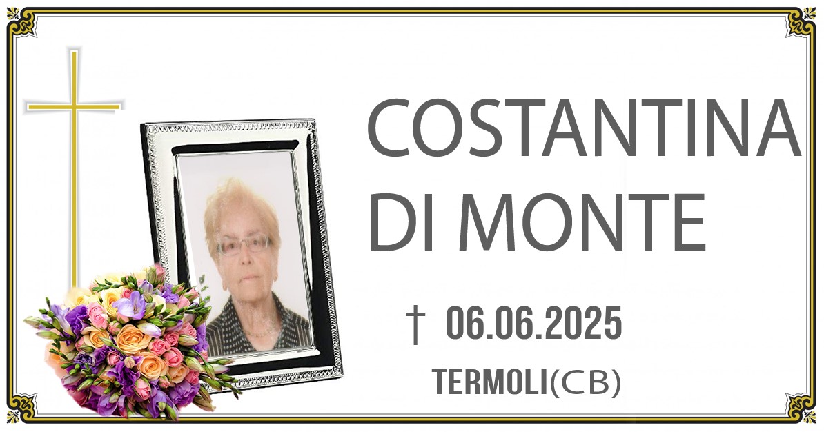 COSTANTINA DI MONTE 06/06/2025
