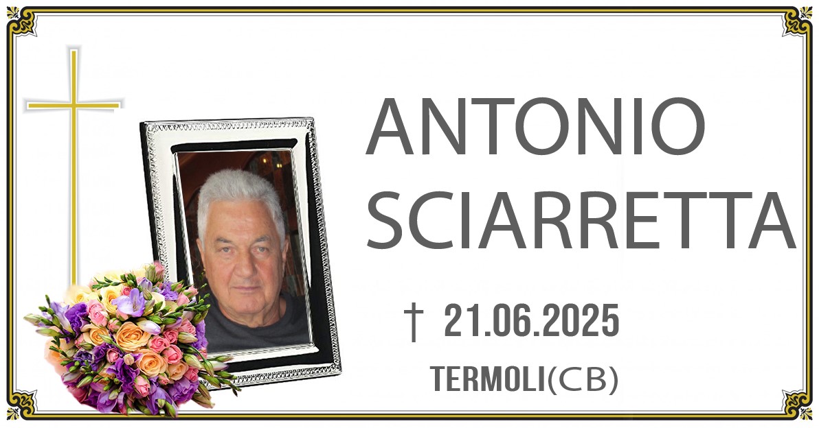 ANTONIO SCIARRETTA 21/06/2025
