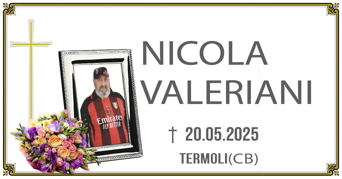 NICOLA VALERIANI 20/05/2025