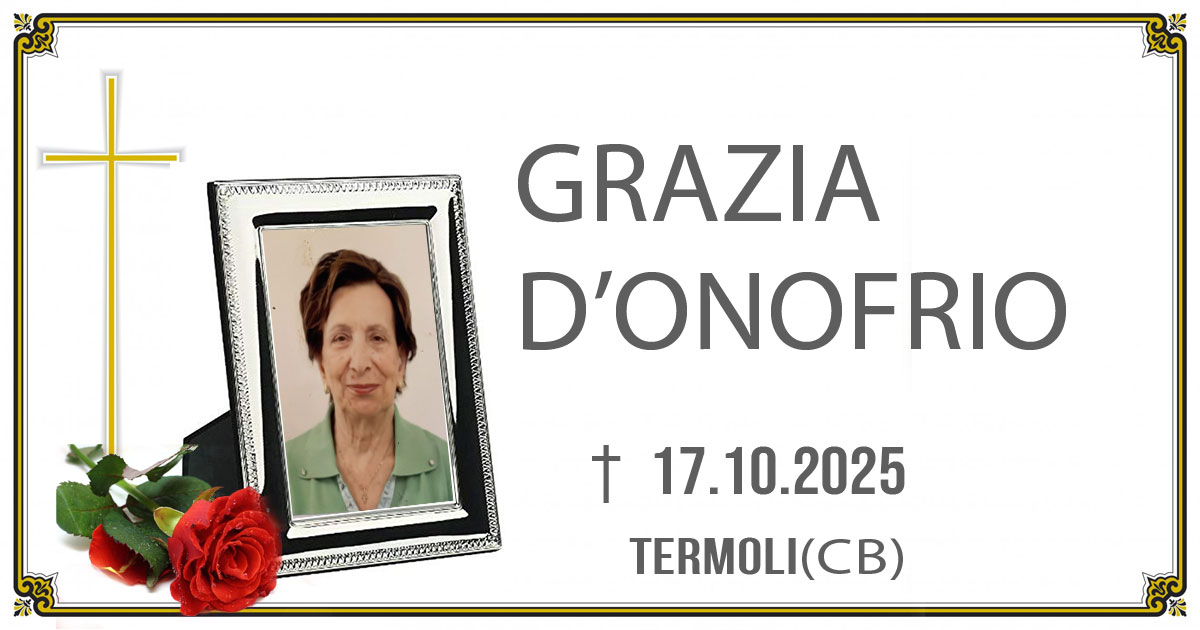 GRAZIA D'ONOFRIO 17/10/2025